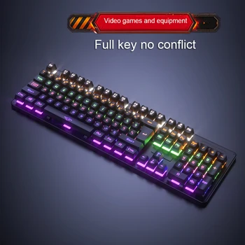 Gaming Keyboard K30 Gaming Mechanical Keyboard Blue Switch Gaming USB 104 Keycaps Gamer Keyboard With Backlight RGB Key Board 
Gaming Keyboard K30 Gaming Mechanical Keyboard Blue Switch Gaming USB 104 Keycaps Gamer Keyboard With Backlight RGB Key Board