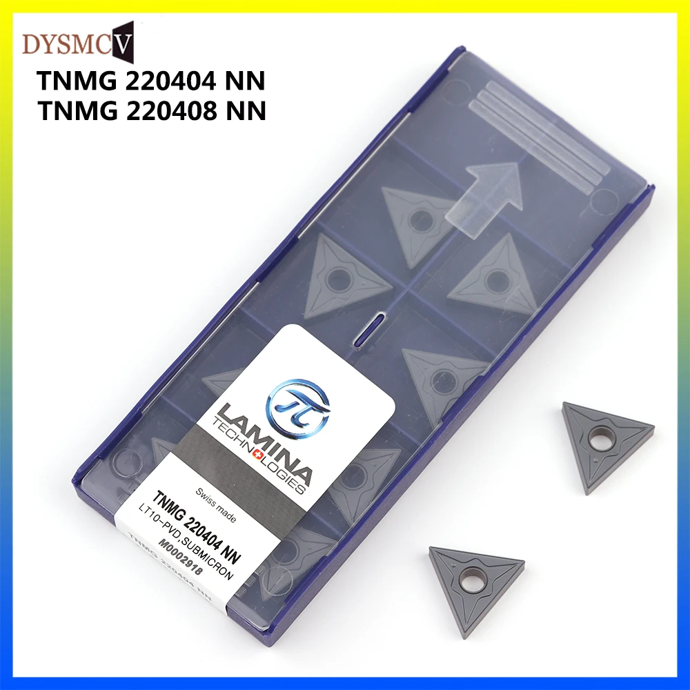 LAMINA 100% original TNMG220404 / 08 NN LT10 cylindrical turning tool TNMG 220408 PVD carbide blade lathe CNC milling cutter
LAMINA 100% original TNMG220404 / 08 NN LT10 cylindrical turning tool TNMG 220408 PVD carbide blade lathe CNC milling cutter