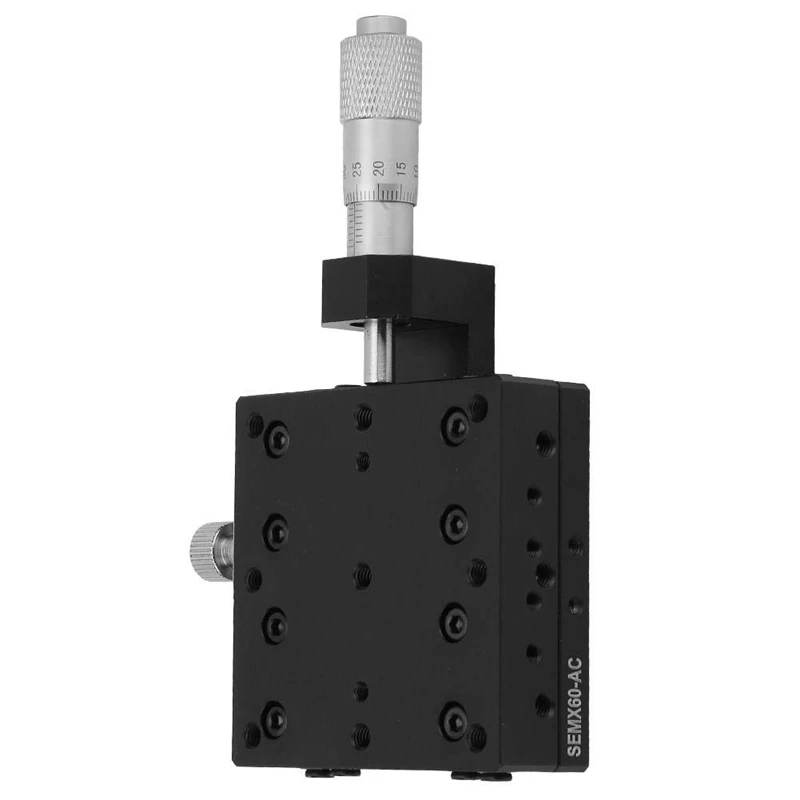 SEMX60-AC X Linear Stage, X Micrometer Manual Precision Linear Translation Stage Displacement Platform X Axis Linear Stage Slidi
SEMX60-AC X Linear Stage, X Micrometer Manual Precision Linear Translation Stage Displacement Platform X Axis Linear Stage Slidi