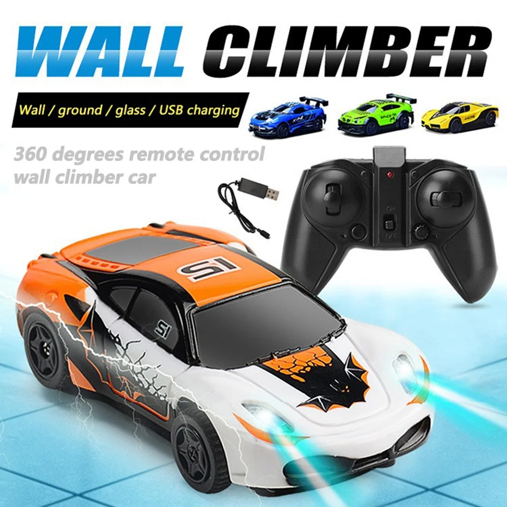 RC Wall Climbing Car Remote Control Anti Gravity Ceiling Racing Car Mini Electric Drift Vehicle Model RC Cars Toys for Children
RC Wall Climbing Car Remote Control Anti Gravity Ceiling Racing Car Mini Electric Drift Vehicle Model RC Cars Toys for Children