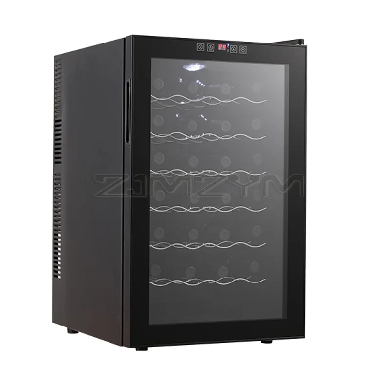 Фото 7 Layer 68L Electric Red Wine Cabinet Constant Temperature Stainless Steel Commercial Ice Bar Mini Refrigerator BW-70 | Мебель