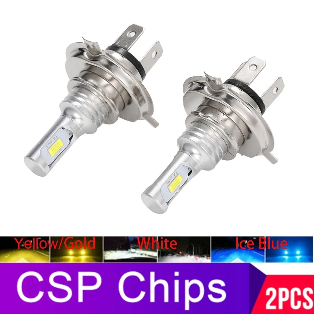 2pcs H4 H7 Led Canbus HB3 9005 HB4 9006 H8 H11 H13 Headlights Mini 12000LM Car Lights Bulbs Error Free Auto Lamp | Автомобили и