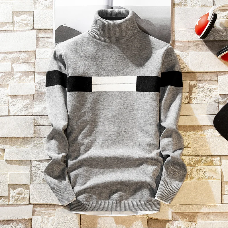 NEW Autumn New Men's Turtleneck Sweaters Pullover Male Solid Color Slim Fit Turtleneck Sweater Tops Knitted Pullovers M-3XL
NEW Autumn New Men's Turtleneck Sweaters Pullover Male Solid Color Slim Fit Turtleneck Sweater Tops Knitted Pullovers M-3XL
