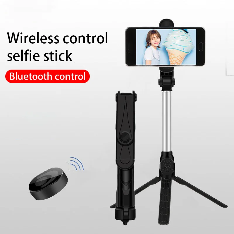 Bluetooth Selfie Stick Foldable Mini Tripod Expandable Cell Phone Universal Live Triangle Bracket Accessories for Mobile Phones
Bluetooth Selfie Stick Foldable Mini Tripod Expandable Cell Phone Universal Live Triangle Bracket Accessories for Mobile Phones