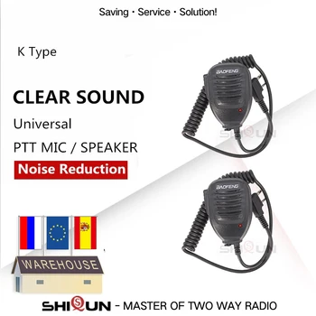2PCS Original Baofeng UV-5R Microphone Speaker MIC for GT-3 UV-6R BF-888S BF-UVB3 Plus BF-V9 UV-B6 Walkie Talkie Microphone UV82
2PCS Original Baofeng UV-5R Microphone Speaker MIC for GT-3 UV-6R BF-888S BF-UVB3 Plus BF-V9 UV-B6 Walkie Talkie Microphone UV82