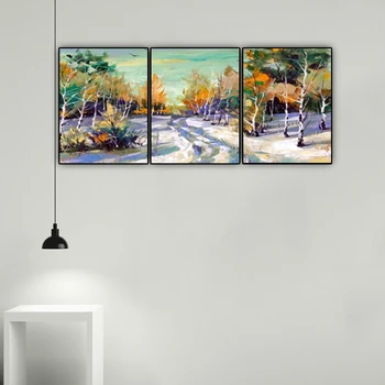 Cassisy Canvas Oil Painting Winter forest path Artwork Poster Picture Wall Decor Modern Home Decoration For Living room 3 Panel
Cassisy Canvas Oil Painting Winter forest path Artwork Poster Picture Wall Decor Modern Home Decoration For Living room 3 Panel