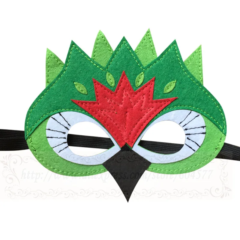 Женские маски для мальчиков и девочек голубые совы Хамминг птица павлин Зеленый