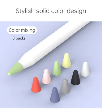 8pcs Silicone Replacement Tip Case Nib for apple pencil 1st Protective Cover Skin for apple pencil 2 case Tablets stylus cover
8pcs Silicone Replacement Tip Case Nib for apple pencil 1st Protective Cover Skin for apple pencil 2 case Tablets stylus cover
