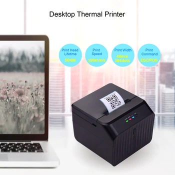 Desktop 58mm Thermal Label Printer Wired Barcode Printer USB BT Connection with 2 Rolls Paper Inside Support ESC/POS
Desktop 58mm Thermal Label Printer Wired Barcode Printer USB BT Connection with 2 Rolls Paper Inside Support ESC/POS