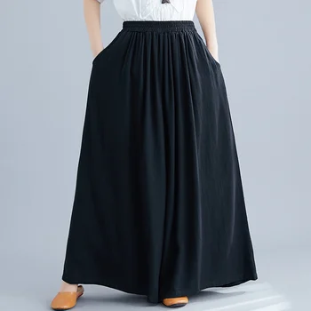 Solid Color Literary Casual Loose Trousers Women Spring Plus Size Female Elastic Waist Wide Leg Pants Elegant Dance Pants
Solid Color Literary Casual Loose Trousers Women Spring Plus Size Female Elastic Waist Wide Leg Pants Elegant Dance Pants
