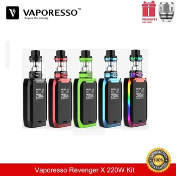 

Vaporesso Revenger X Kit 220W TC Box Mod with 5ML NRG Vape Tank Cigarette Electronique Vaporizer VS Voopoo Drag E-cigarette Kits