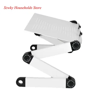 48 x 26cm Aluminum Alloy & ABS Hard Plastic Portable Home Use Assembled Folding Table White/Red Color 
48 x 26cm Aluminum Alloy & ABS Hard Plastic Portable Home Use Assembled Folding Table White/Red Color