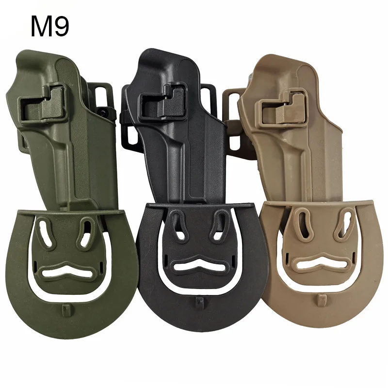 Tactical Gun Holster pistol right Handed Quickly Polymer Gun Holster Tactical Airsoft M9 Pistol Gun Holster for Hunting balck
Tactical Gun Holster pistol right Handed Quickly Polymer Gun Holster Tactical Airsoft M9 Pistol Gun Holster for Hunting balck
