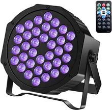 

36W UV Blacklight 36 LEDs Par Light Sound Activated with Remote and DMX Control Disco Party Club KTV Wedding Stage Lighting