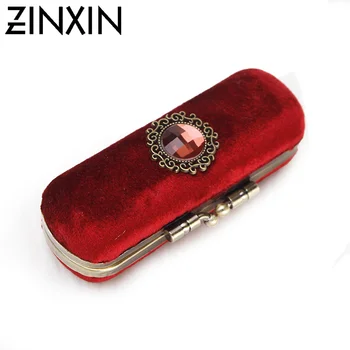 Zinxin Girl personality independent design velvet gem retro lipstick bag literary seal box portable jewelry storage box
Zinxin Girl personality independent design velvet gem retro lipstick bag literary seal box portable jewelry storage box
