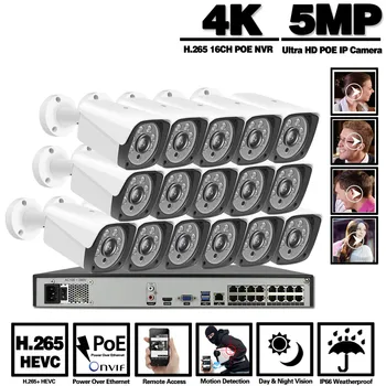 POE CCTV Camera Security System Kit 4k 16ch Video Surveillance IP Cameras Outdoor HD 5mp Monitoring Camera System 8ch NVR 
POE CCTV Camera Security System Kit 4k 16ch Video Surveillance IP Cameras Outdoor HD 5mp Monitoring Camera System 8ch NVR