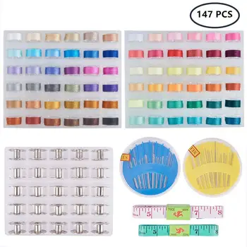 1 Set Sewing Tools with Iron Spools Colorful Sewing Thread Iron Sewing Needles
1 Set Sewing Tools with Iron Spools Colorful Sewing Thread Iron Sewing Needles