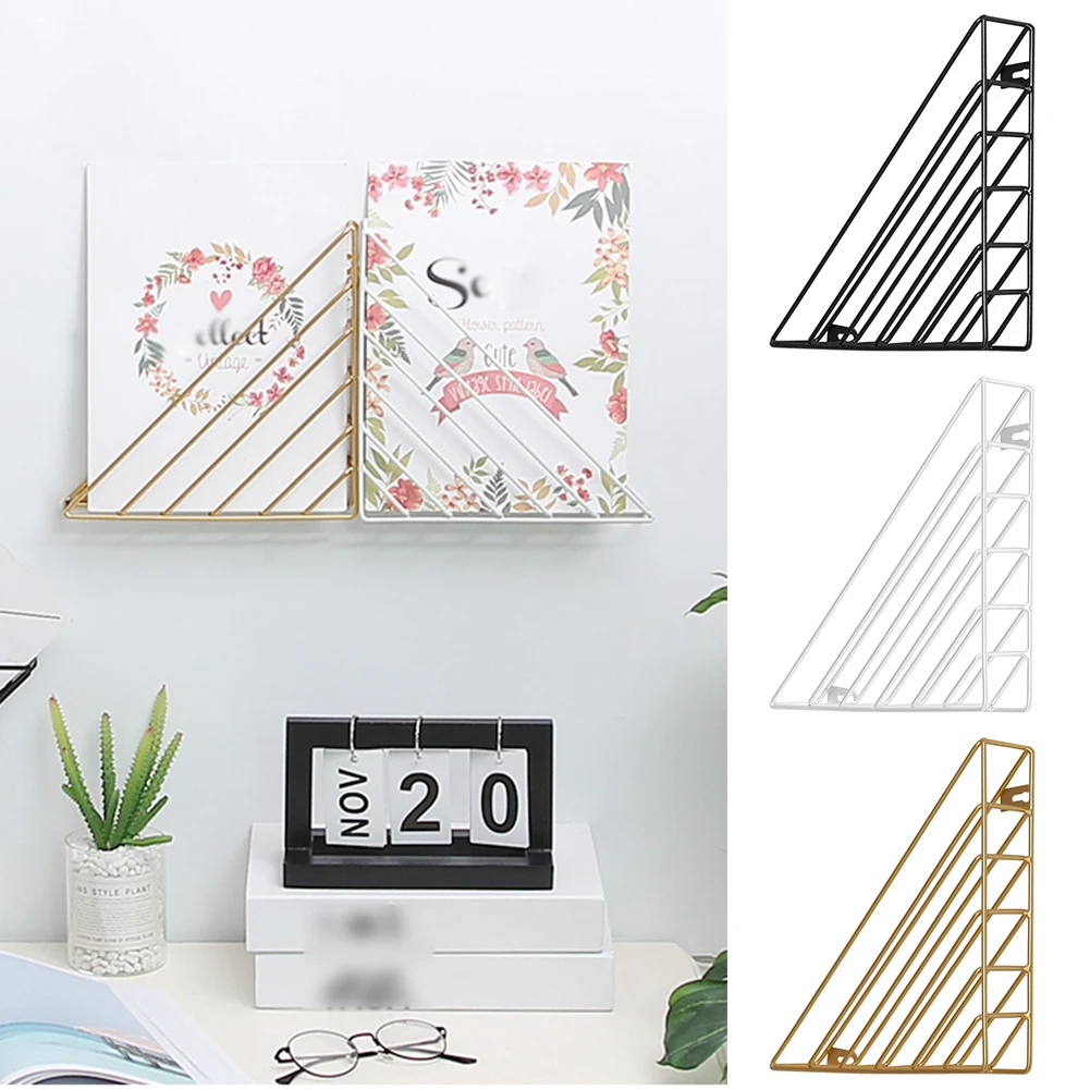 Triangle Simple Book Shelf Nordic Style Home Practical Storage Iron Structure Hanging Magazine Space Saving Wall Mounted
Triangle Simple Book Shelf Nordic Style Home Practical Storage Iron Structure Hanging Magazine Space Saving Wall Mounted