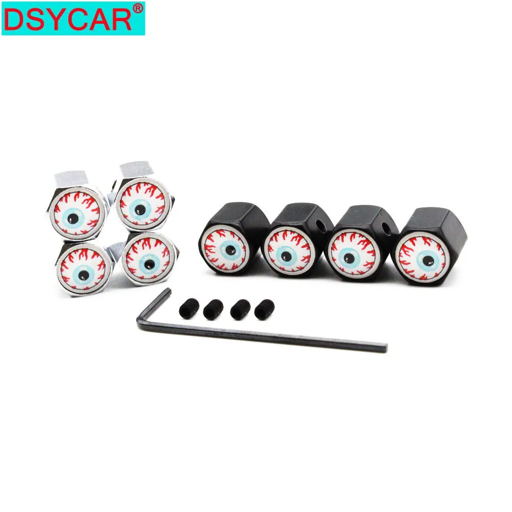 DSYCAR 1Set Car Styling Zinc Alloy Anti-theft Eyeball Style Car Tire Valve Caps Wheel Tires Tire Stem Air Cap Airtight Covers
DSYCAR 1Set Car Styling Zinc Alloy Anti-theft Eyeball Style Car Tire Valve Caps Wheel Tires Tire Stem Air Cap Airtight Covers
