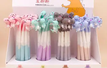 new pretty fruit dinosaur gel pen cartoon neutral pen student prize school office black needle pen promotion gift pen 48pc/lot
new pretty fruit dinosaur gel pen cartoon neutral pen student prize school office black needle pen promotion gift pen 48pc/lot