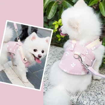 Cute Dog Harness No Pull Leash Set Pet Chest Strap Breathable Dog Walking Rope For Small Medium Dogs Pomeranian Vest Rope
Cute Dog Harness No Pull Leash Set Pet Chest Strap Breathable Dog Walking Rope For Small Medium Dogs Pomeranian Vest Rope