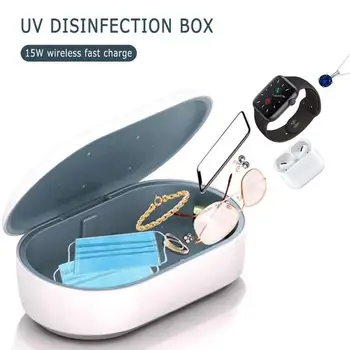 2020 New 1pc Mobile Phone Disinfection Box Mask Clean UV Disinfection Smartphone Disinfection Box Household Disinfection Box 15W
2020 New 1pc Mobile Phone Disinfection Box Mask Clean UV Disinfection Smartphone Disinfection Box Household Disinfection Box 15W