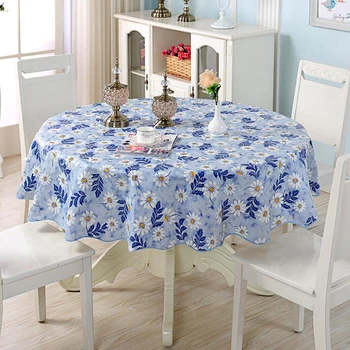 Flower Thick Tablecloth Environmental Protection PVC Large Round Tablecloth Printed High Quality Fresh Modern Style Tablecloths
Flower Thick Tablecloth Environmental Protection PVC Large Round Tablecloth Printed High Quality Fresh Modern Style Tablecloths