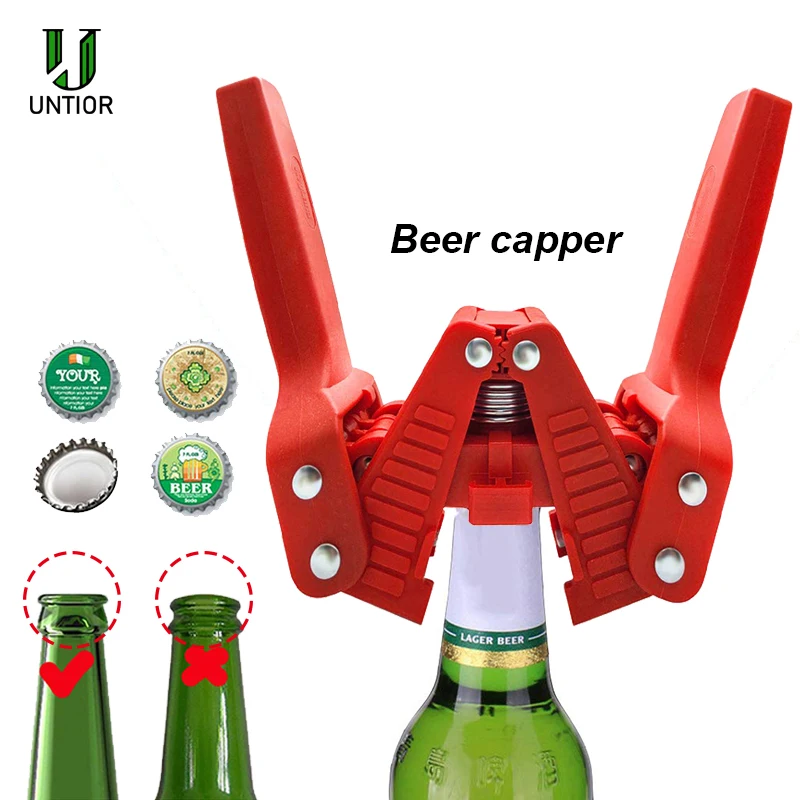 UNTIOR Manual Bottle Capper Tool Homebrew Beer Brewing Equipment Plastic & Stainless Steel Bottle Capper for Beer Home Brew
UNTIOR Manual Bottle Capper Tool Homebrew Beer Brewing Equipment Plastic & Stainless Steel Bottle Capper for Beer Home Brew
