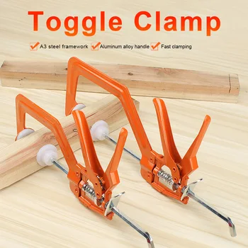 Fixation Metal Woodworking Tool Universal C Type Heavy Duty Quick Release Toggle Clamp Portable Ergonomic Lightweight Clip
Fixation Metal Woodworking Tool Universal C Type Heavy Duty Quick Release Toggle Clamp Portable Ergonomic Lightweight Clip
