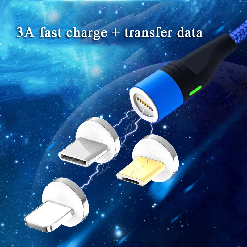 Round Illuminated Indicator Magnetic USB Cable Fast Charging Type C For Apple Android Woven 3-in-1 Mobile Phone Cable USB Cable
Round Illuminated Indicator Magnetic USB Cable Fast Charging Type C For Apple Android Woven 3-in-1 Mobile Phone Cable USB Cable