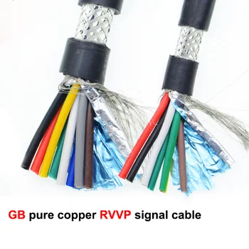 GB copper, 6-core shielded signal line, RVVP 6*0.15 mm2 (100m per roll)