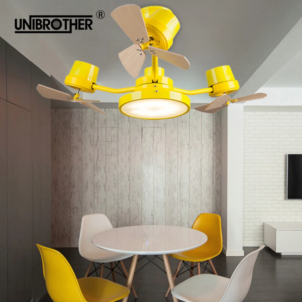 Wood Ceiling Fan with Light 360 degree Rotating LED Lamp for Kids Kindergarten Bedroom Cartoon Creative Children Yellow Blue
Wood Ceiling Fan with Light 360 degree Rotating LED Lamp for Kids Kindergarten Bedroom Cartoon Creative Children Yellow Blue