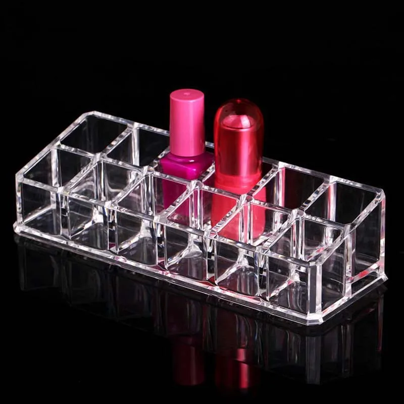New Arrival 12 Grids Transparent Lipstick Holder Clear Acrylic Display Stand Sundry Storage Box Cosmetic Makeup Organizer
New Arrival 12 Grids Transparent Lipstick Holder Clear Acrylic Display Stand Sundry Storage Box Cosmetic Makeup Organizer