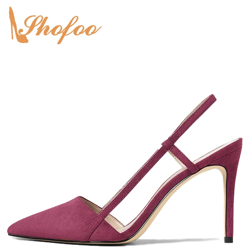 Small Size 33 35 Woman Shoes Slingbacks Stiletto Pointed Toe High Thin Heels Ankle Wrap Pumps Ladies Office Footwear Mature 2021
Small Size 33 35 Woman Shoes Slingbacks Stiletto Pointed Toe High Thin Heels Ankle Wrap Pumps Ladies Office Footwear Mature 2021