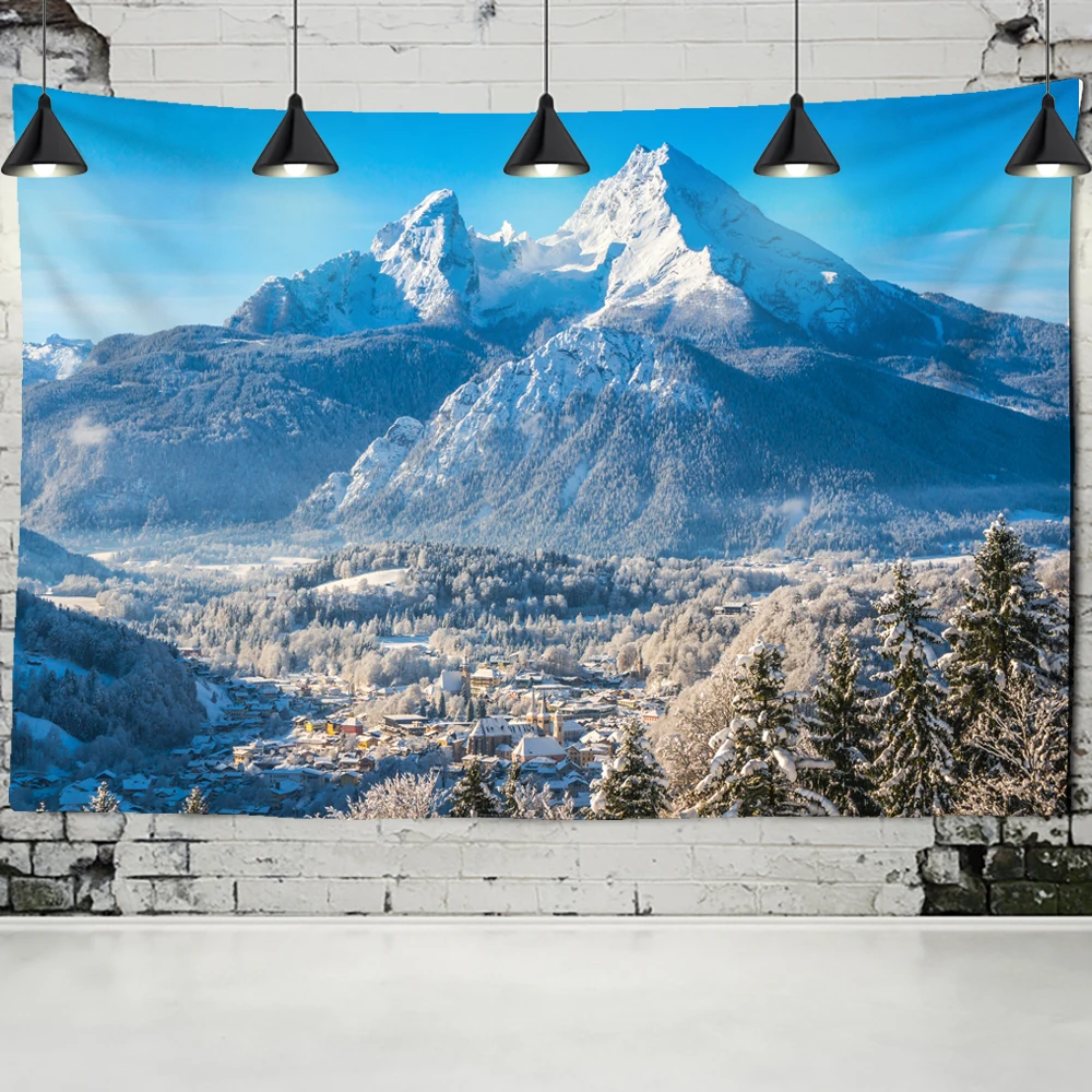 Snow Mountain Natural Scenery Tapestry Wall Hanging River Hippie Mattress Bohemian Bedroom Living Room Home Decor
Snow Mountain Natural Scenery Tapestry Wall Hanging River Hippie Mattress Bohemian Bedroom Living Room Home Decor