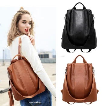 Women's bag 2020 Korean new backpack women's retro backpack solid color
Women's bag 2020 Korean new backpack women's retro backpack solid color