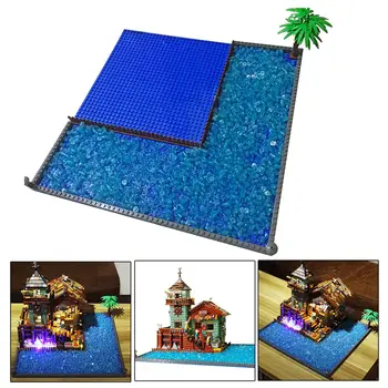 MODIKER Seawater Baseplate MOC Small Particle Building Upgrade Kit for Hut 21310 Without House Model
MODIKER Seawater Baseplate MOC Small Particle Building Upgrade Kit for Hut 21310 Without House Model