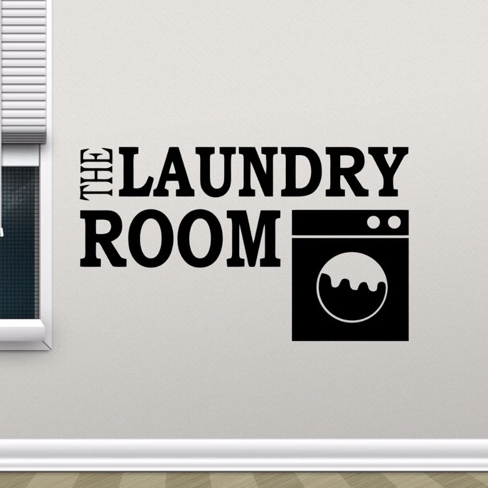 The Laundry Room Sign Wall Decals Washing Machine Design Logo Vinyl Wall Window Sticker Laundry Shop Décor Vinyl Art AZ911
The Laundry Room Sign Wall Decals Washing Machine Design Logo Vinyl Wall Window Sticker Laundry Shop Décor Vinyl Art AZ911