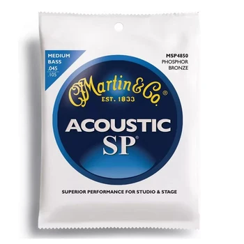 MartinGuitar MSP4850 SP - 92/8 Phosphor Bronze Medium Acoustic Bass Strings 045-105
MartinGuitar MSP4850 SP - 92/8 Phosphor Bronze Medium Acoustic Bass Strings 045-105