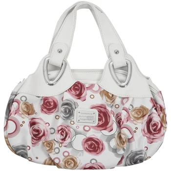 Fashion handbag Women PU leather Bag Tote Bag Printing Handbags Satchel -Red rose + white Handstrap
Fashion handbag Women PU leather Bag Tote Bag Printing Handbags Satchel -Red rose + white Handstrap