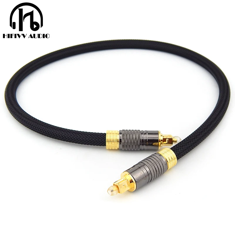 Hifi волоконно-оптический кабель аудио Позолоченный разъем hifi DAC декодер цифровой