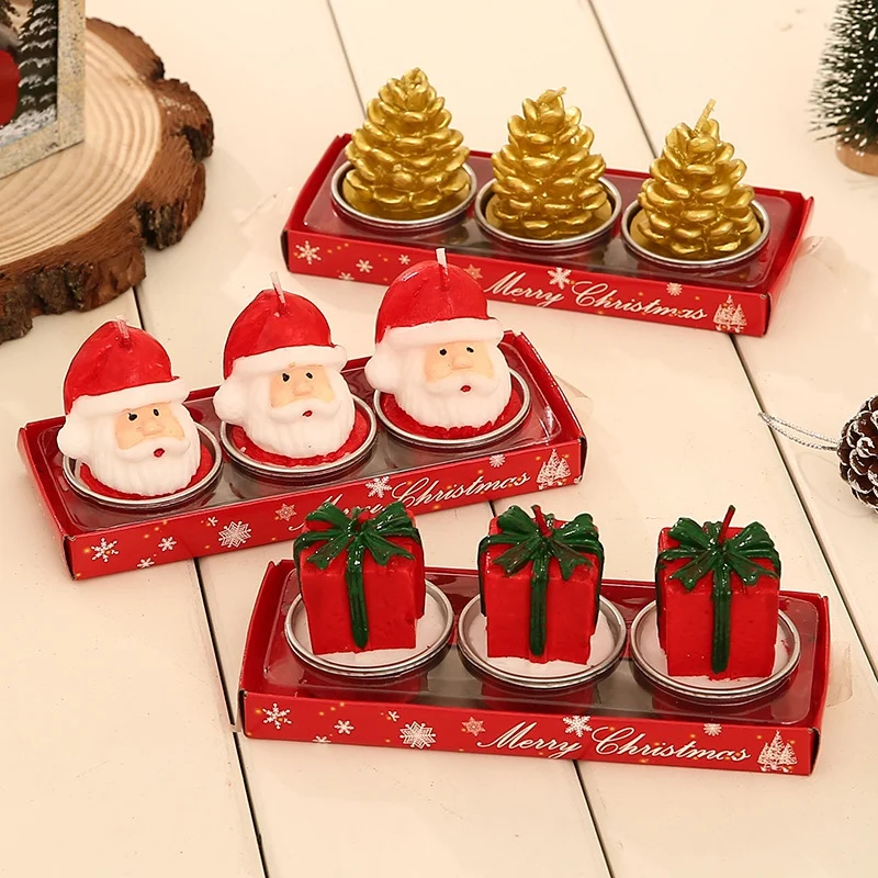 New Year Christmas Candles Decoration Santa Snowman Pine Cone Candles For Christmas Party Decoration Holiday Celebration
New Year Christmas Candles Decoration Santa Snowman Pine Cone Candles For Christmas Party Decoration Holiday Celebration