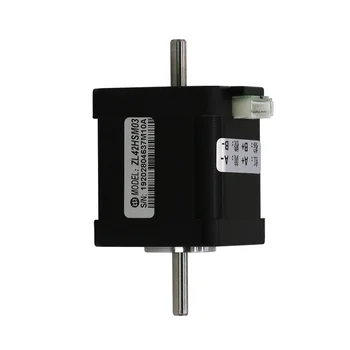 1.8 Degree 2-phase 42mm NEMA17 1.2A 0.4N.m dc double shaft dual axis Hybrid digital Stepper Stepping Motor for Laser Machine 
1.8 Degree 2-phase 42mm NEMA17 1.2A 0.4N.m dc double shaft dual axis Hybrid digital Stepper Stepping Motor for Laser Machine