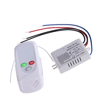 220V Single Way Remote Control Switch Digital Wireless Remote Controller Switch ON/OFF For Lamp Light Home Accessories
220V Single Way Remote Control Switch Digital Wireless Remote Controller Switch ON/OFF For Lamp Light Home Accessories