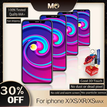 AAA+ LCD For iPhone X/XS/XR/XS MAX Display Touch Screen With 3D Force Touch Digitizer Assembly No dust dead Pixel free tools
AAA+ LCD For iPhone X/XS/XR/XS MAX Display Touch Screen With 3D Force Touch Digitizer Assembly No dust dead Pixel free tools