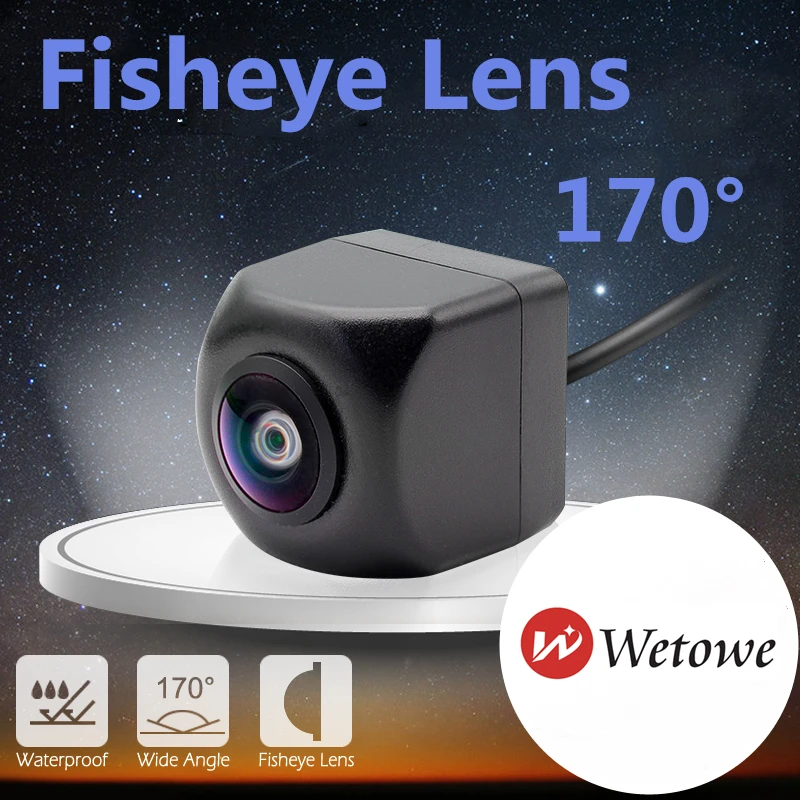 WETOWE H13 Universal Car Rear View Camera with Fisheye HD lens Backup Camera Vehicle Parking Assiantance Camera 170 Wide
WETOWE H13 Universal Car Rear View Camera with Fisheye HD lens Backup Camera Vehicle Parking Assiantance Camera 170 Wide