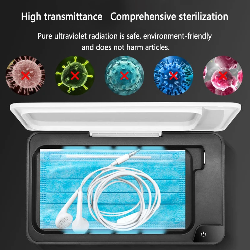 Medical Grade Mask Sterilization Machine Sterilization Suitable For Mask Key Headset Mobile Phone Cleaning Wireless Charging
Medical Grade Mask Sterilization Machine Sterilization Suitable For Mask Key Headset Mobile Phone Cleaning Wireless Charging