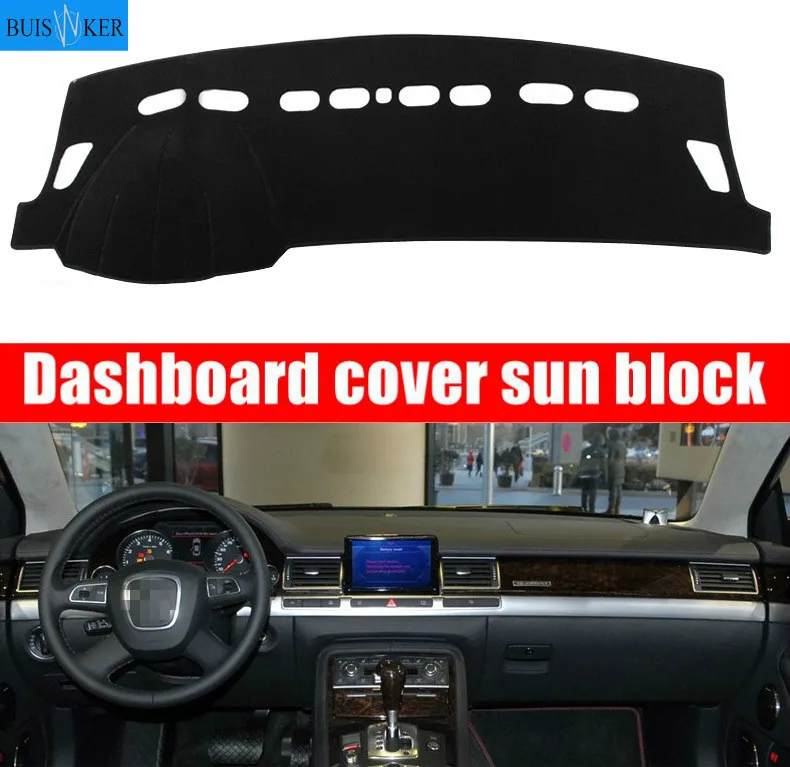 For AUDI A8 2003 2004 2005 2006-2010 Dashboard Cover Sun Shade Non-slip Dash Mat Pad Carpet Car Stickers Interior Accessories
For AUDI A8 2003 2004 2005 2006-2010 Dashboard Cover Sun Shade Non-slip Dash Mat Pad Carpet Car Stickers Interior Accessories