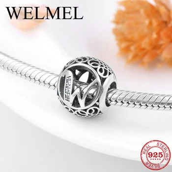925 Sterling Silver Beads Hollow Letter W Womens Accessories trendy Fit Original Pandora Charms Bracelets Jewelry Making Hot
925 Sterling Silver Beads Hollow Letter W Womens Accessories trendy Fit Original Pandora Charms Bracelets Jewelry Making Hot