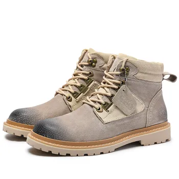 2019 winter Men ankle boots Natural Cow Leather High Quality rubber Luxury Handmade warm men winter shoes Snow Boots *G2353 
2019 winter Men ankle boots Natural Cow Leather High Quality rubber Luxury Handmade warm men winter shoes Snow Boots *G2353